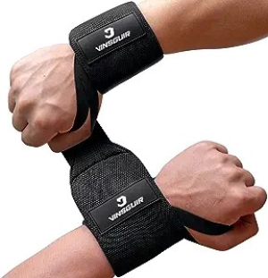 רצועות אלסטיות לפרק כף היד להרמת משקולות לתמיכה והגנה על פרק כף היד בזמן תרגלי כוח